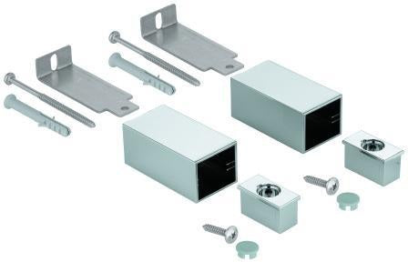 GROHE Brausestangenhalter 48179 für Euphoria Cube Brausestangen – Chrom, StarLight Oberfläche