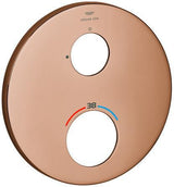 GROHE Rosette 49244 rund für THM-FMS – Chrom, Metall, 6° ausrichtbar