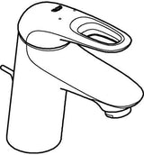 GROHE Eurostyle Einhand-Waschtischbatterie S-Size mit Zugstangen-Ablaufgarnitur, Chrom
