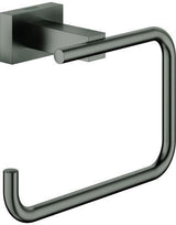 GROHE Essentials Cube WC-Papierhalter ohne Deckel, chrom – verdeckte Wandmontage, Metall