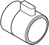 GROHE Absperrgriff 49081 Chrom – Verchromter Kunststoffgriff für Grohtherm Thermostat-Fertigmontageset