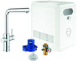 GROHE Blue Professional L-Auslauf Set – Spültisch-Einhandmischer mit Filterfunktion, Bluetooth & WiFi