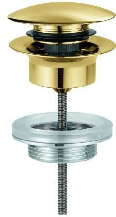 GROHE Ablaufgarnitur 65807 mit Klickverschluss für Waschtische, Chrom