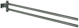 GROHE Essentials Cube Handtuchhalter 2-armig, schwenkbar, 439 mm, Chrom – Wandmontage