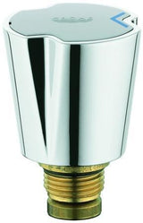 GROHE Oberteil 11090 DN15 – Markierung rot/blau, chrom, wärmeisoliert, verschraubbar