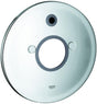 GROHE Rosette 46468 in Chrom – Außendurchmesser 170 mm, Innendurchmesser 54,5 mm