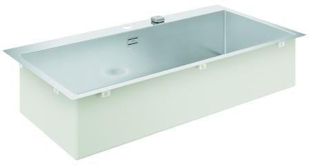 GROHE K800 Edelstahlspüle 1024x510mm – 1 Becken, flächenbündig, LongLife Oberfläche
