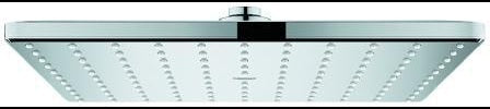 GROHE Rainshower 310 Mono Cube Kopfbrause – 1 Strahlart, 310 mm, Chrom, SpeedClean