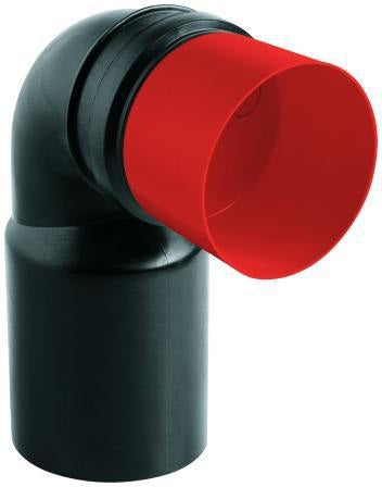 GROHE Ablaufbogen 42946 DN80/100 schwarz für Installationssysteme – PE, DN 80/100 mm