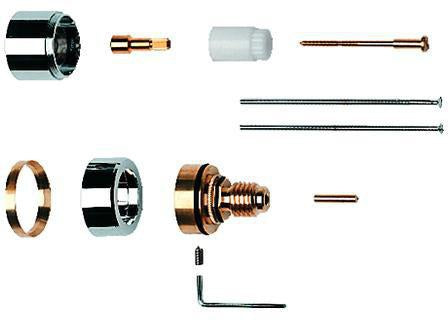 GROHE Verlängerungsset 27,5 mm DN15 – Passgenaue Verlängerung für Thermostat-Armaturen