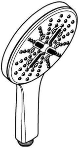 GROHE Rainshower SmartActive 130 Handbrause mit 3 Strahlarten und EcoJoy in Chrom