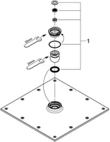 GROHE Rainshower Aqua 230 Kopfbrause 230x230 mm, 1 Strahlart, 8,5 l/min, Chrom