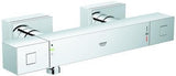 GROHE Grohtherm Cube Thermostat-Brausebatterie eigensicher chrom – Wandmontage