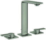 GROHE Allure 3-Loch-Waschtischbatterie cool sunrise gebürstet mit Zugstangen-Ablaufgarnitur