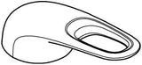 GROHE Hebel 46942 Chrom – Offener Metall-Hebelgriff für Einhand-Waschtischbatterien