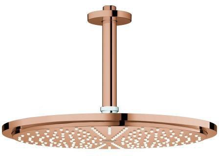 GROHE Rainshower Cosmopolitan 310 Kopfbrauseset mit Deckenauslass 142 mm, 1 Strahlart, Chrom