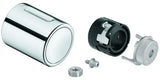 GROHE Temperaturwählgriff 49124 Chrom – Sicherheitsgriff für Eurosmart Cosmopolitan E IR-Brausethermostat