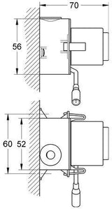 GROHE Schaltnetzteil 66960 – Zuverlässige Stromversorgung für WC- und Bidet-Zubehör