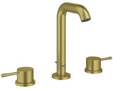 GROHE Essence 3-Loch-Waschtischbatterie mit Zugstangen-Ablaufgarnitur, Chrom