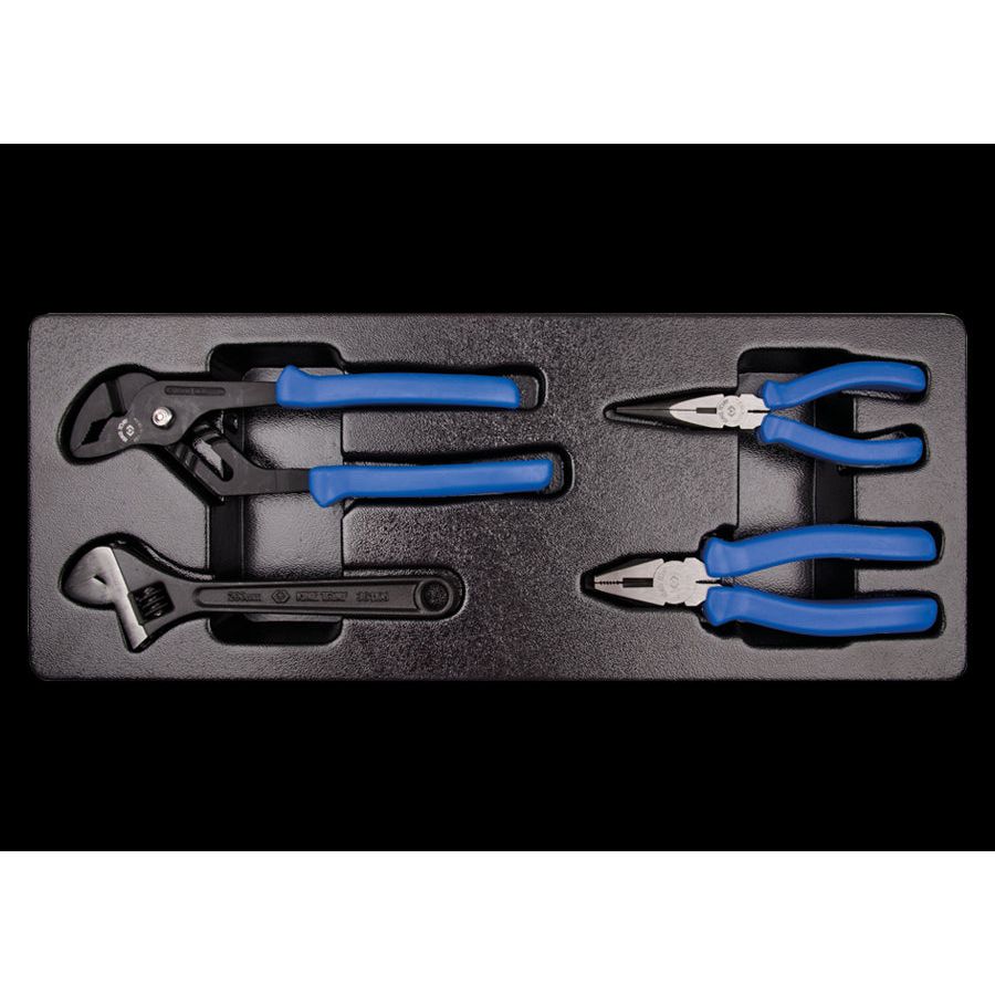 KING TONY Profi-Werkzeuge - Zangen-Modul-Set - 4 tlg. 990104GP