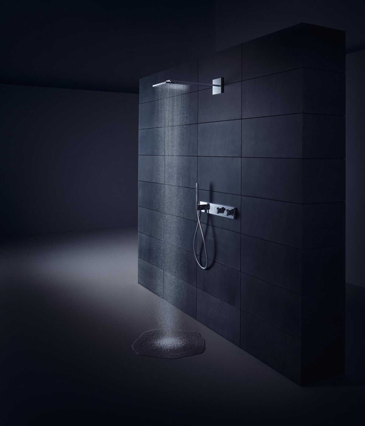 AXOR ShowerSolutions Select Thermostatmodul 530/90 Chrom – 3 Verbraucher, gleichzeitige Nutzung