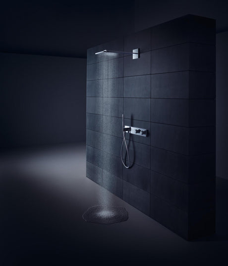 AXOR Kopfbrause 250/250 2jet Chrom mit Brausearm – PowderRain Strahlarten