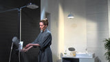 HANSGROHE Showerpipe RAINDANCE SELECT E 300 3jet ST DN 15 chrom – Duschsystem mit Thermostat ShowerTablet Select 300