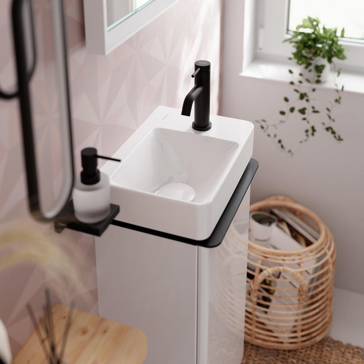 HANSGROHE Tecturis S Einhebel-Waschtischmischer ComfortZone 80 CoolStart Chrom