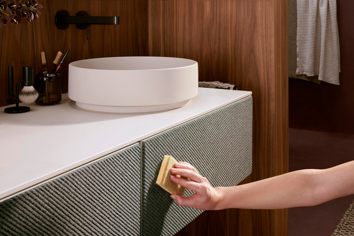 HANSGROHE Xevolos E Konsole 1370 mm mit Ausschnitt rechts – ohne Hahnloch, matt
