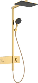 HANSGROHE Raindance Alive Q 210/340 2jet Duschsystem mit Thermostat – Schwarz