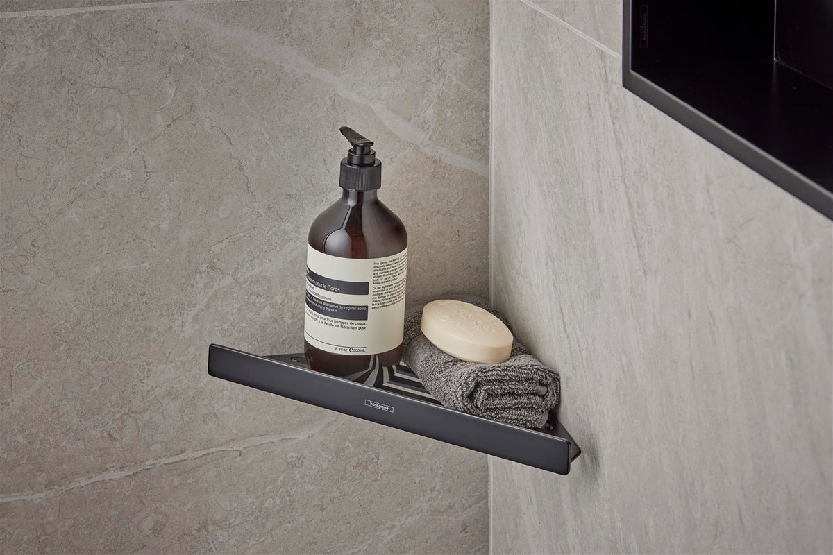 Hansgrohe AddStoris Seifenablage Chrom – Wandmontage mit verdeckter Befestigung