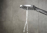 Handbrause RAINDANCE SELECT E 120 3jet von HANSGROHE – 3 Strahlarten, EcoSmart, QuickClean
