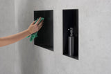 HANSGROHE XtraStoris Minimalistic Wandnische rahmenlos mattschwarz 300x150x100 mm