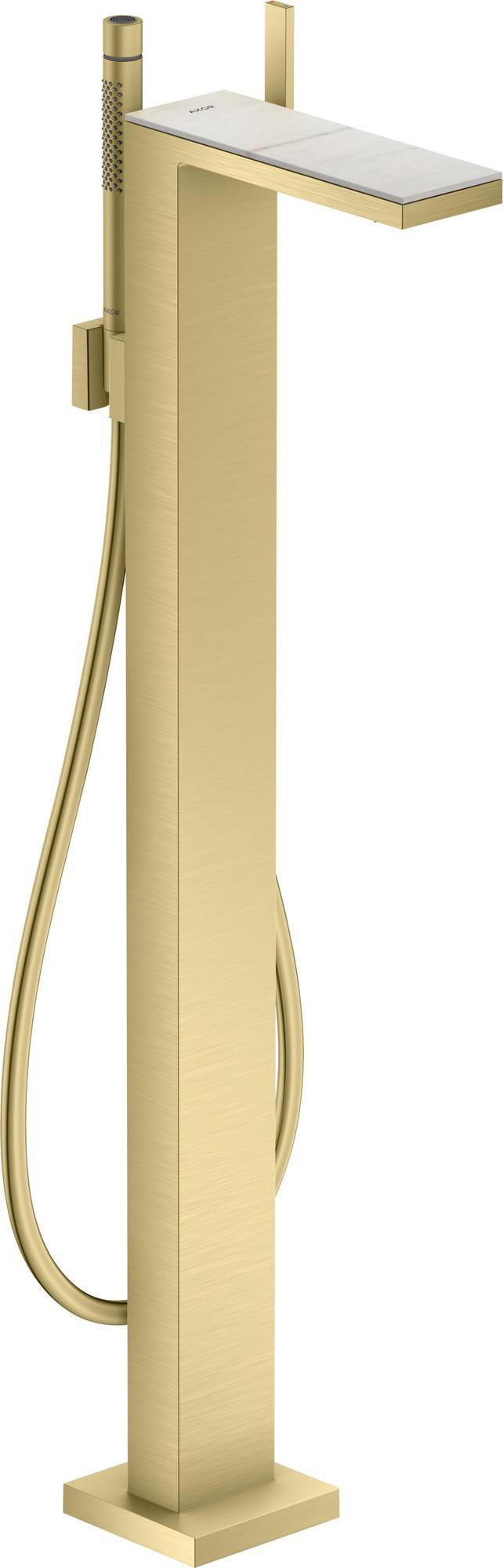 AXOR MYEDITION Einhebel-Wannenmischer bodenstehend ohne Platte polished gold optic von Hansgrohe