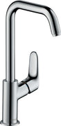 Hansgrohe Focus 240 Einhebel-Waschtischmischer mit Schwenkauslauf, chrom, ohne Ablaufgarnitur