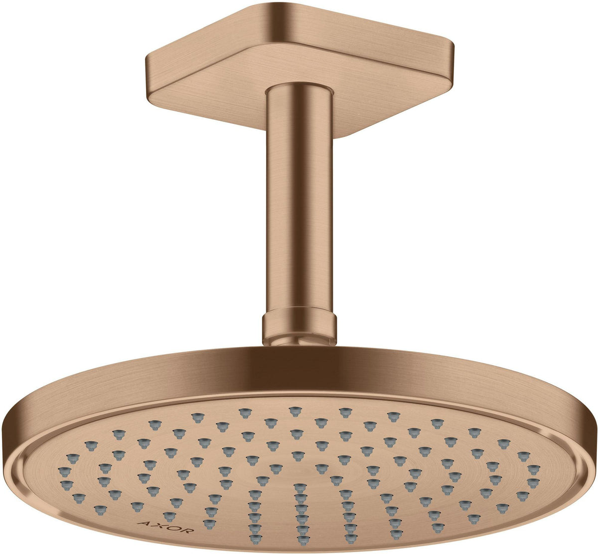 AXOR Kopfbrause 220 1jet chrom – Rain-Strahl, 220 mm, Wand- oder Deckenmontage