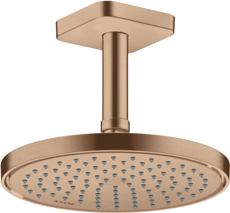 AXOR Kopfbrause 220 1jet EcoSmart Chrom – Rain-Duschkopf mit Antikalk, 220 mm, für Wand- und Deckenmontage