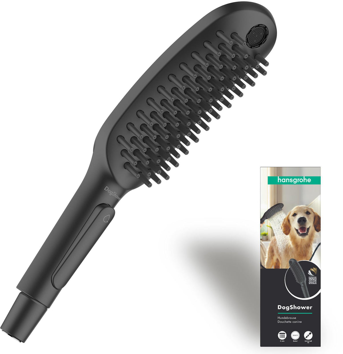 HANSGROHE DogShower 150 Hundeduschbrause mit 3 Strahlarten und Select-Taste