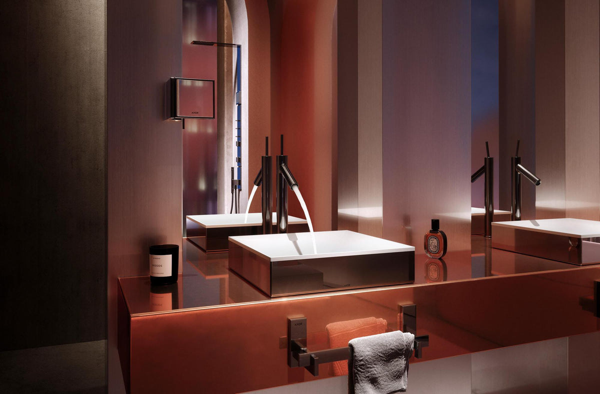 AXOR ShowerComposition Duschpaneel mit Thermostat, Kopf- und Schulterbrause Chrom