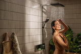 HANSGROHE Duschsystem Raindance Alive Q 2jet EcoSmart mit ShowerSelect Comfort Thermostat