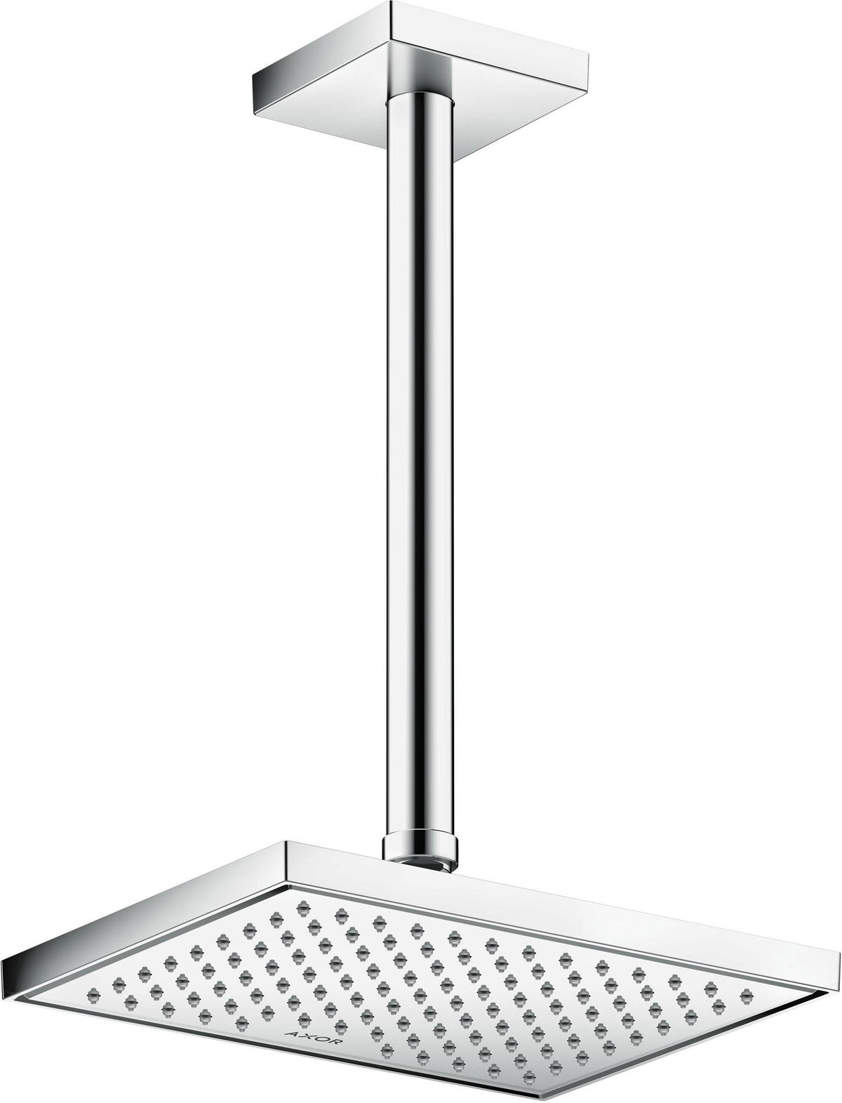 AXOR Decken-Anschlussstück 300 mm DN 15 eckig brushed brass