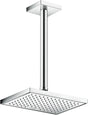 AXOR Kopfbrause 245 x 185 mm 1 Jet EcoSmart Chrom – Rain-Duschkopf für Wand- und Deckenmontage