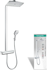 HANSGROHE Showerpipe Raindance Select E 360 mit Thermostat Ecostat Select – Chrom