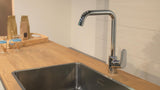 HANSGROHE Einhebel-Küchenmischer 260 FOCUS DN 15 Chrom – ComfortZone und 3-fach einstellbarer Schwenkbereich