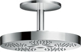 AXOR ONE 280 2jet Kopfbrause mit Deckenanschluss, chrom, 2 Strahlarten, PowderRain, Antikalk