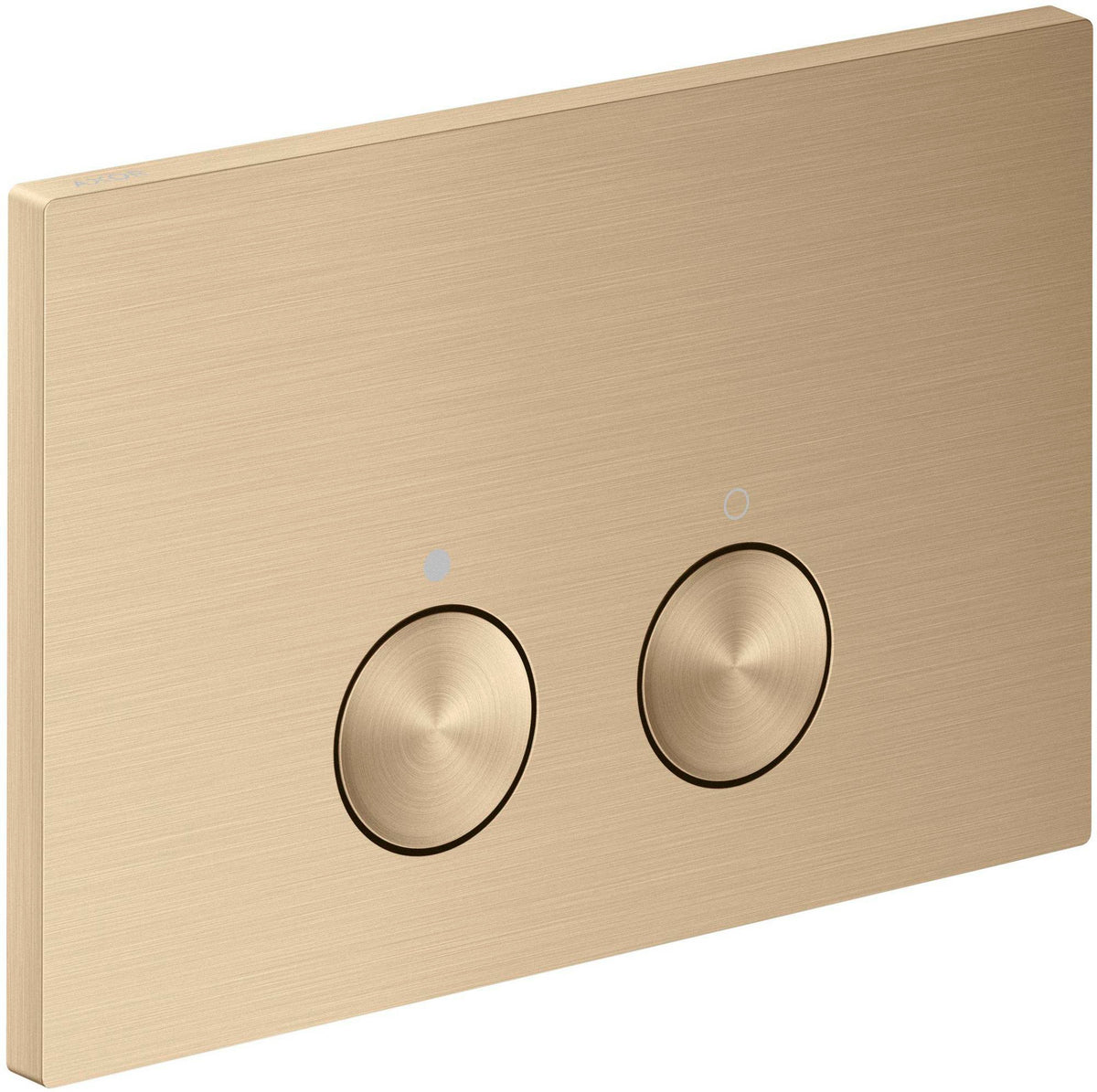 AXOR FlushPlate Drückerplatte für Geberit Sigma – Mechanische Betätigung, Edelstahl gebürstet