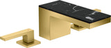 AXOR MYEDITION 3-Loch-Waschtischmischer 70 ohne Platte in polished gold optic – PowderRain