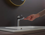 HANSGROHE Talis E Einhebel-Waschtischmischer 110 mit Ablaufgarnitur, chrom – ComfortZone, 5 l/min