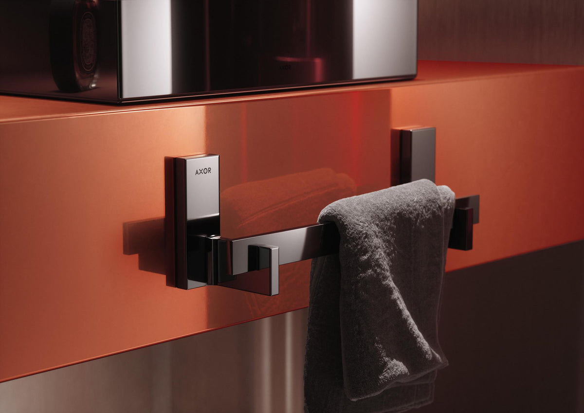 AXOR Universal Haltestange 340 mm in polished gold optic – Wandmontage, Metall, verdeckte Befestigung