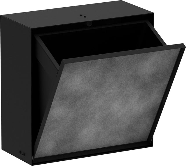 HANSGROHE XtraStoris Rock Einbau-Abfalleimer mit befliesbarer Tür 300 x 300 x 140 mm